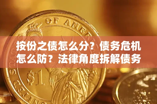 北京按份之债怎么分？债务危机怎么防？法律角度拆解债务分配与风险自保指南
