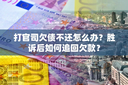 北京打官司欠债不还怎么办？胜诉后如何追回欠款？