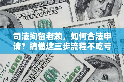北京司法拘留老赖，如何合法申请？搞懂这三步流程不吃亏！