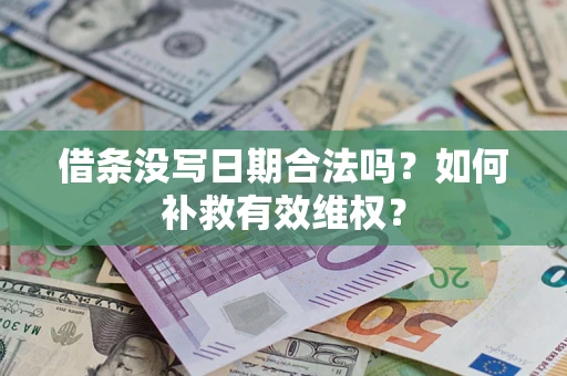 北京借条没写日期合法吗？如何补救有效维权？