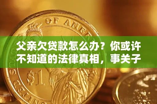 北京父亲欠贷款怎么办？你或许不知道的法律真相，事关子女未来