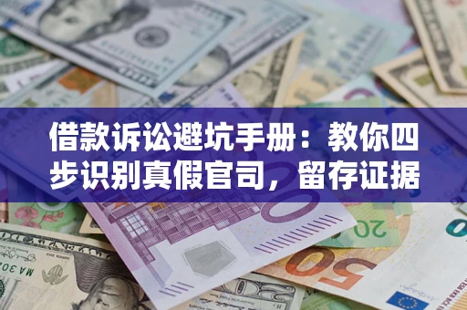 北京借款诉讼避坑手册：教你四步识别真假官司，留存证据不踩雷