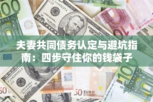 北京夫妻共同债务认定与避坑指南：四步守住你的钱袋子