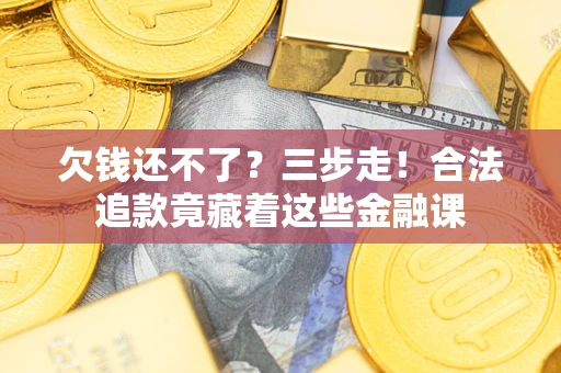 北京欠钱还不了？三步走！合法追款竟藏着这些金融课