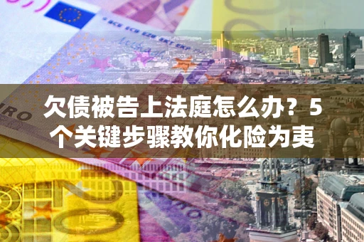 北京欠债被告上法庭怎么办？5个关键步骤教你化险为夷