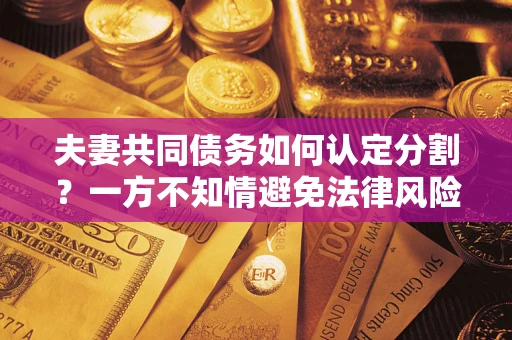 北京夫妻共同债务如何认定分割？一方不知情避免法律风险必看！